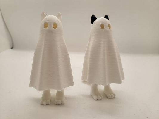 Ghost Cat with Legs and Tail