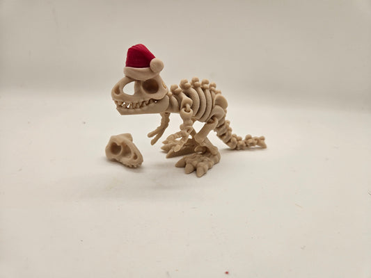 Santa Skeleton T-Rex