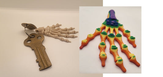 Skeleton Hand Key Chain