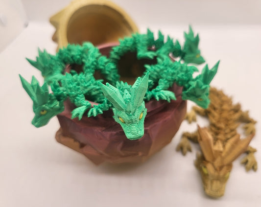 Baby Crystal Dragon with matching Egg!