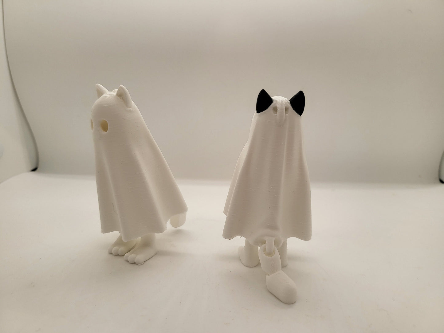 Ghost Cat with Legs and Tail