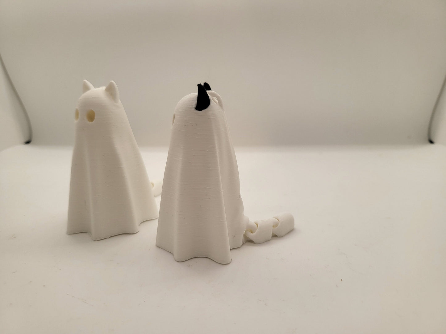 Ghost Cat with Legs and Tail