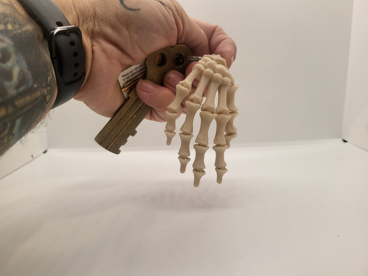 Skeleton Hand Key Chain