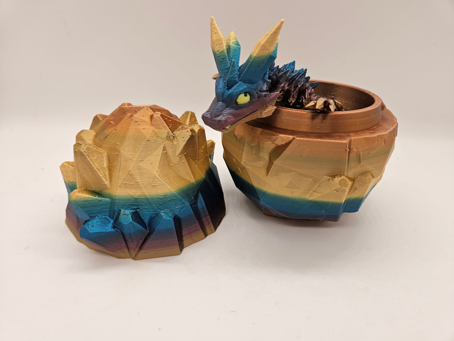 Baby Crystal Dragon with matching Egg!