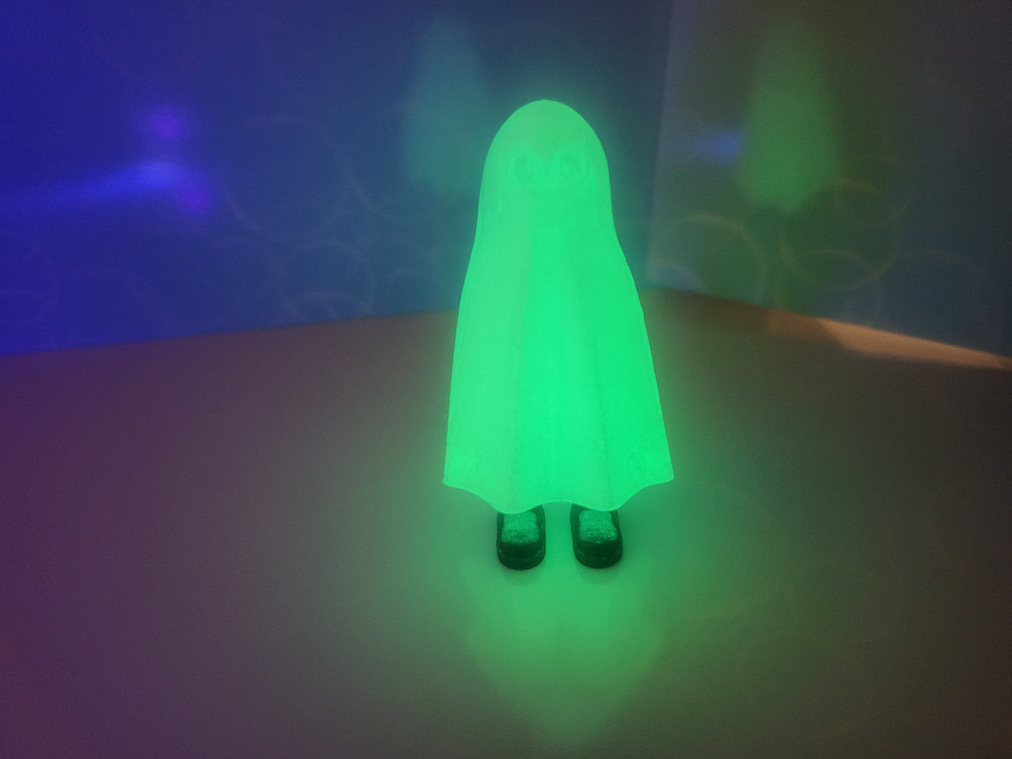 Glowing ghost... with legs! (As seen on TikTok and as seen on Uncle Jesse)