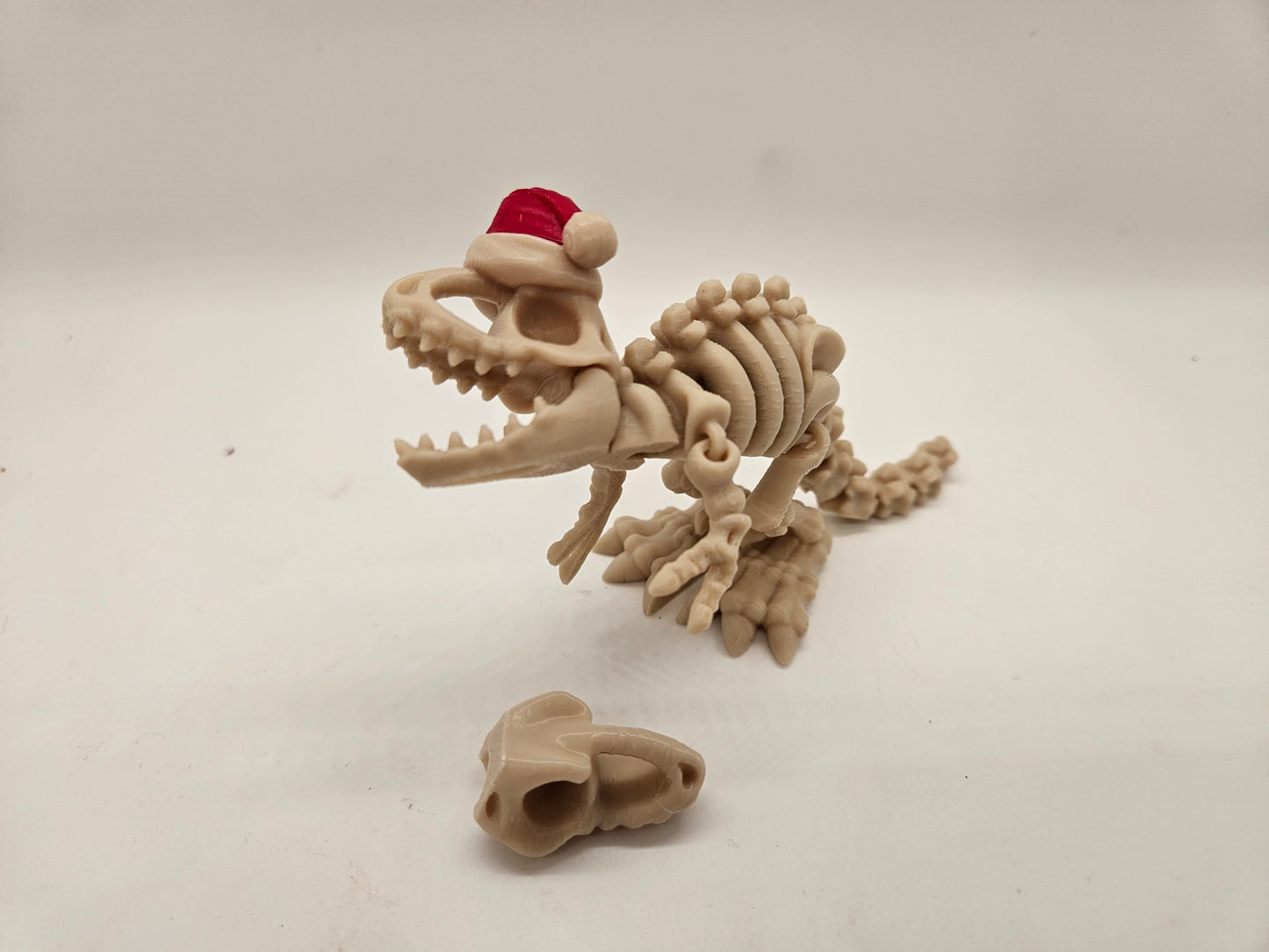 Santa Skeleton T-Rex