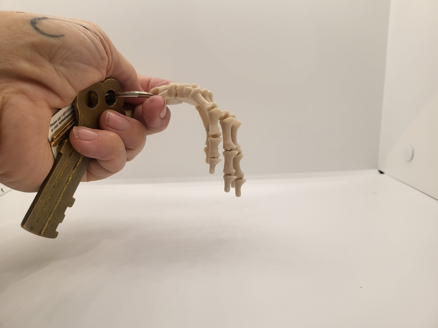 Skeleton Hand Key Chain